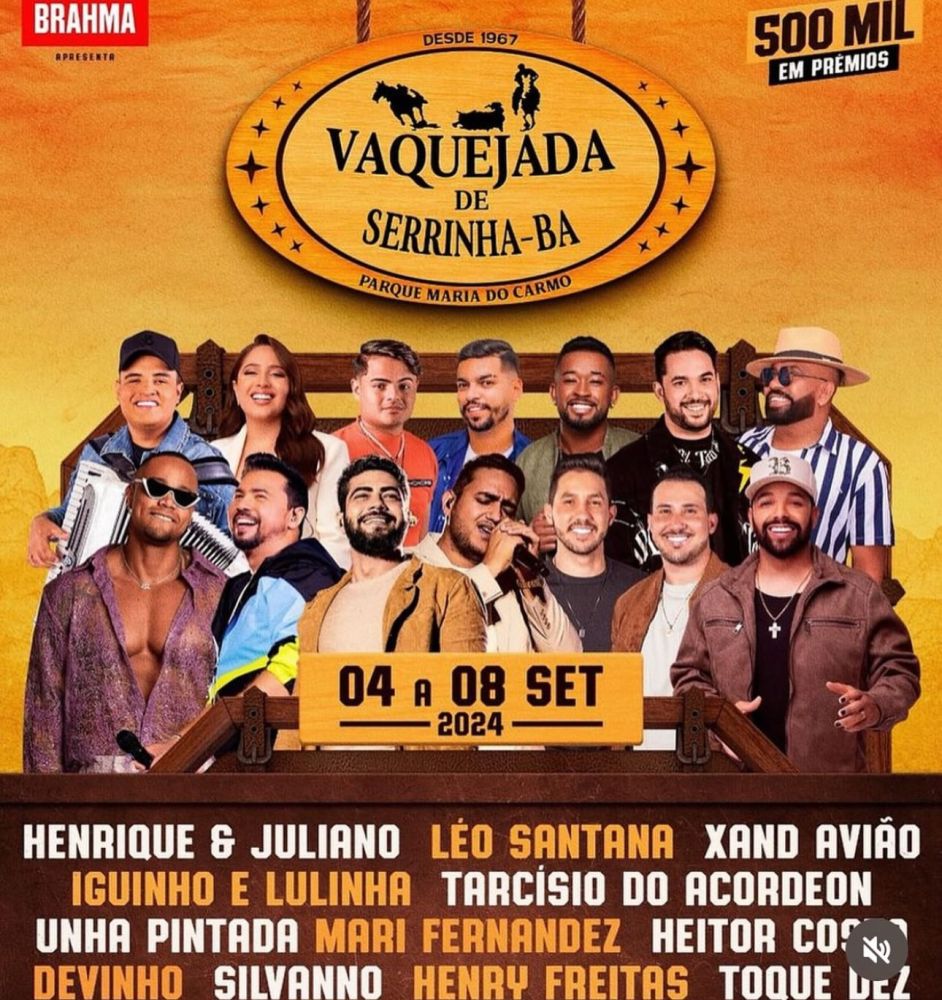 VAQUEJADA DE SERRINHA - 06 SET/SEXTA